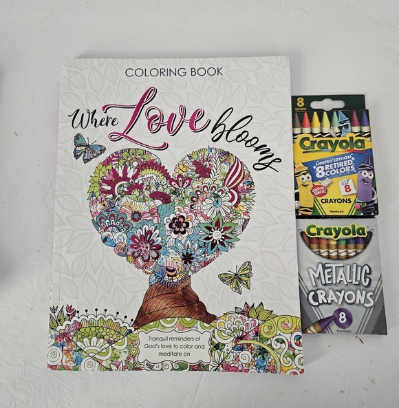 Christian Art Gifts Other - NWT Coloring Book/Crayon Bundle
